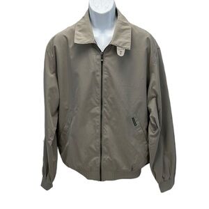 Weatherproof Men's Zip Front Golf Windbreaker Jacket - Fog / Grey - size Medium